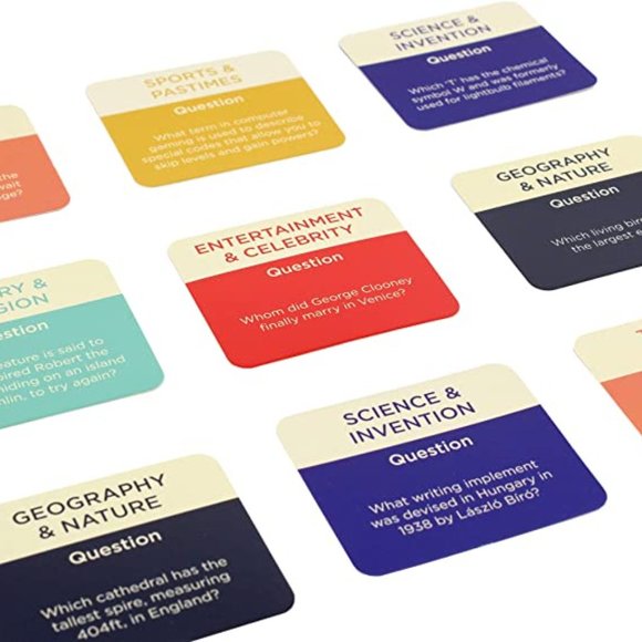 Ginger Fox After Dinner Trivia Game for The Family - Includes 6 Classic Trivia - Picture 5 of 10